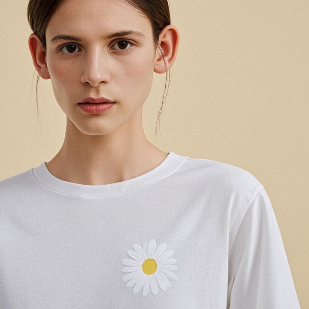 Daisy Daydream Tee - Front view on model - Urbanstyra