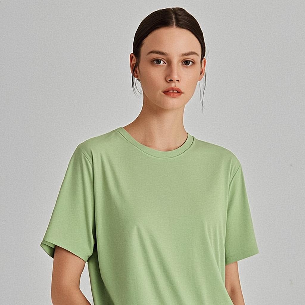 Meadow Walk Tee - Front view on model - Urbanstyra