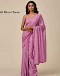 Pastel Bloom Saree - Front view on model - Urbanstyra