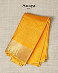 Sunlit Drape Saree - Flat lay detail - Urbanstyra