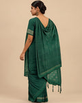 Mehendi Haze Saree - Side angle view - Urbanstyra