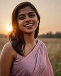 Blush Crush Saree - Lifestyle shot - Urbanstyra