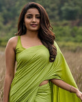 Tulsi Green Saree - Lifestyle shot - Urbanstyra
