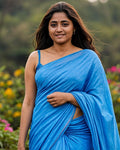 Sky Whisper Saree - Lifestyle shot - Urbanstyra