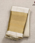 Ivory Sands Saree - Flat lay detail - Urbanstyra