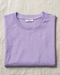 Lavender Calm Tee - Flat lay detail - Urbanstyra