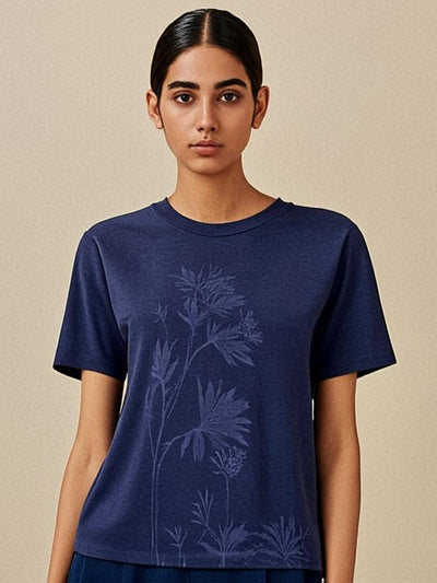 Ink Nature Tee - Front view on model - Urbanstyra