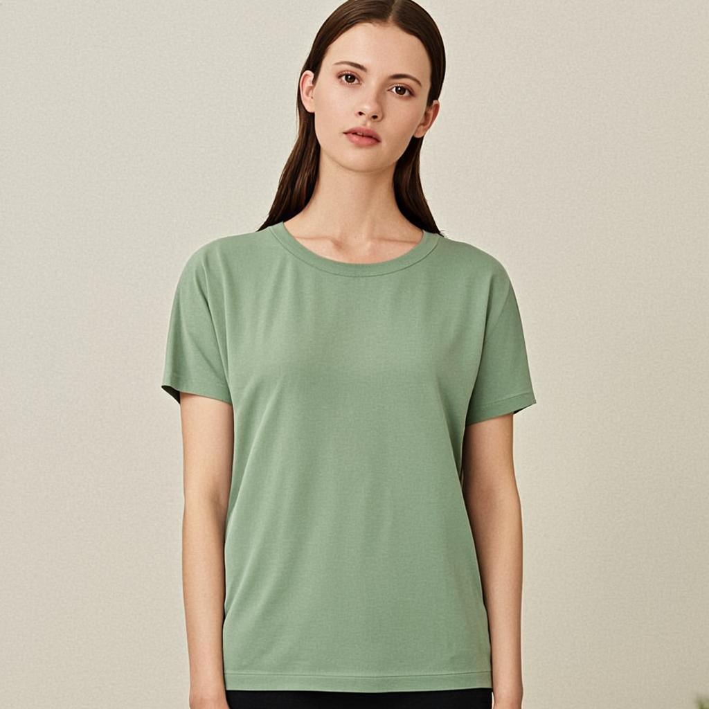 Sage Soul Tee - Front view on model - Urbanstyra