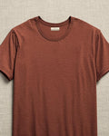 Clay Earth Tee - Flat lay detail - Urbanstyra