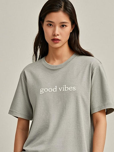 Cloud Nine Tee - Front view on model - Urbanstyra